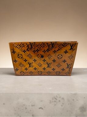 EUC- Louis Vuitton PVC Monogram Printed Envelope Pouch